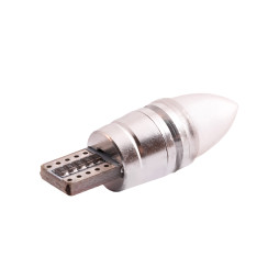 Світлодіодна авто лампа T10-HP-3pcs 1w floral lens білий 12V LEDUA