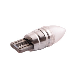 Світлодіодна авто лампа T10-HP-3pcs 1w floral lens синій 12V LEDUA