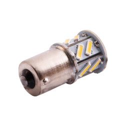 Світлодіодна авто лампа T25-7014-18SMD 1156 білий 12V LEDUA