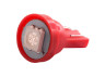 Світлодіодна авто лампа T10-5050-1smd червоний 24V LEDUA