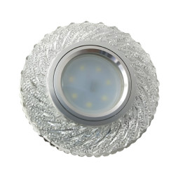 Спот Lemanso ST257 прозрачный MR16 + подсветка 3W 6000K 160-265V с драйвером