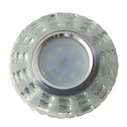 Спот Lemanso ST258 прозрачный MR16 + подсветка 3W 6000K 160-265V с драйвером