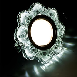 Спот Lemanso ST266 прозрачный MR16 + подсветка 3W 6000K 160-265V с драйвером