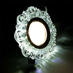 Спот Lemanso ST269 прозрачный MR16 + подсветка 3W 6000K 160-265V с драйвером