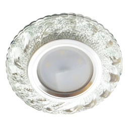 Спот Lemanso ST6320 прозрачный MR16 + подсветка 3W 6500K с драйвером