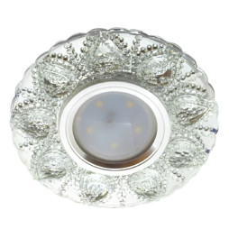 Спот Lemanso ST6328 прозорий MR16 + підсвітка 3W 6500K з драйвером