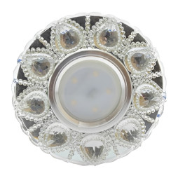 Спот Lemanso ST6328 прозорий MR16 + підсвітка 3W 6500K з драйвером