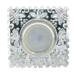 Спот Lemanso ST6329 прозрачный MR16 + подсветка 3W 6500K с драйвером