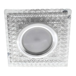 Спот Lemanso ST6330 прозорий MR16 + підсвітка 3W 6500K з драйвером