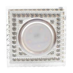 Спот Lemanso ST6330 прозорий MR16 + підсвітка 3W 6500K з драйвером