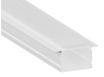 Алюминиевый профиль для светодиодной ленты АЛ-108 2 метра врезной белый LEDUA