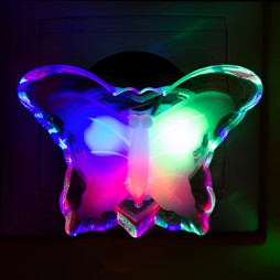 Нічник Lemanso Метелик мультик 3 LED / NL105