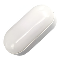 Світильник LED Lemanso 18W овал білий 180-265V 1440LM 6500K "Меридіан" IP65 / LM32005