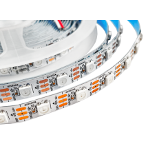 Світлодіодна стрічка 5050-60led-10mm-5V 12W/m 1500cmd IP20 WS2812 2 роки гарантії RGB SMART LEDUA