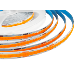 Светодиодная лента 1 м COB 320 LED 12В 12Вт/м 350Lm IP20 розовый