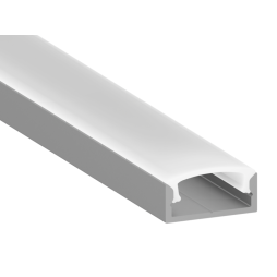 Профиль алюминиевый анодированный LEDUA АЛ-65 + рассеиватель для LED ленты накладной 2 м