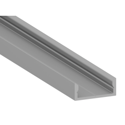 Профиль алюминиевый анодированный LEDUA АЛ-65 + рассеиватель для LED ленты накладной 2 м