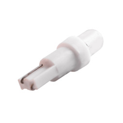 Світлодіодна авто лампа T5-1pc-круглий LED білий 12V LEDUA