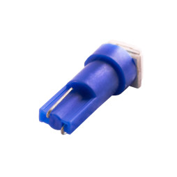 Світлодіодна авто лампа T5-5050-1smd синій 12V LEDUA