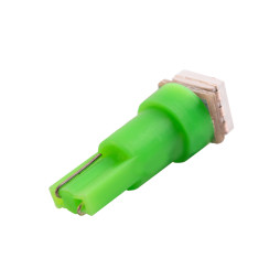 Світлодіодна авто лампа T5-5050-1smd зелений 12V LEDUA