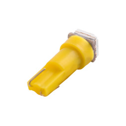 Світлодіодна авто лампа T5-5050-1smd жовтий 12V LEDUA