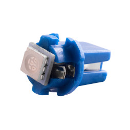 Светодиодная автолампа T5 W1.2W B8.3d 12В SMD5050-1led синий