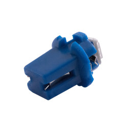Светодиодная автолампа T5 W1.2W B8.3d 12В SMD5050-1led синий
