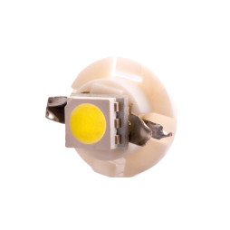 Світлодіодна авто лампа T5-B8.4-1smd-5050 LED білий 12V LEDUA