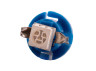 Светодиодная автолампа T5 W1.2W B8.4d 12В SMD5050-1led синий