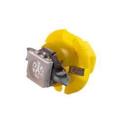 Світлодіодна авто лампа T5-B8.4-1smd-5050 LED жовтий 12V LEDUA