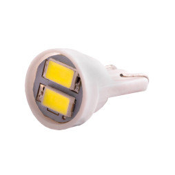 Світлодіодна авто лампа T10-5630-2smd білий 12V LEDUA