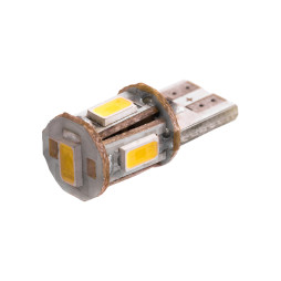 Світлодіодна авто лампа T10-5630-5smd білий 12V LEDUA