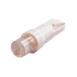 Світлодіодна авто лампа T5-1pc-увігнутий LED білий 12V LEDUA