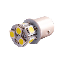 Світлодіодна авто лампа T25-5050-8SMD 1157 білий 12V LEDUA