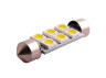 Светодиодная автолампа C5W SV8.5 12В 41мм SMD5050-6led белый