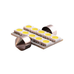 Светодиодная автолампа C5W SV8.5 12В 36мм SMD5050-10led белый