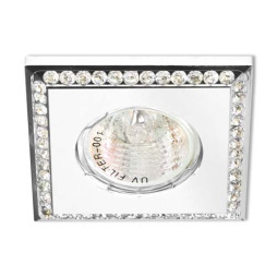 Вбудований світильник Feron DL102-W під лампу прозорий