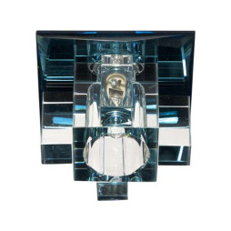 Встроенный светильник Feron 1525 под лампу сиреневый.