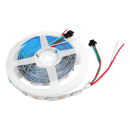 Адресная светодиодная лента SPI AVT WS2812 SMART 1 м SMD5050 30 LED 5В IP20 RGB
