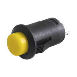 Кнопка кругла жовта OFF-(ON)/DS-227K LEDUA