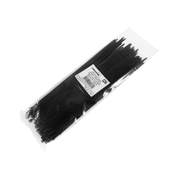 Стяжка кабельная 3.5х300 мм 100 шт Черный