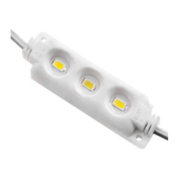 Світлодіодні модулі 5630-3smd 12V IP65 30-35lm білий (по 20шт пластина) LEDUA