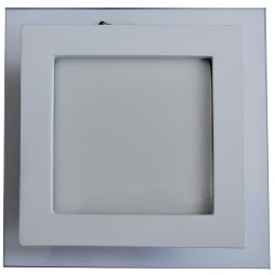 LED панель Lemanso 9W 360LM 4500K 85-265V квадрат / LM1034 + скло Монтана
