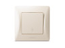 Выключатель одноклавишный кремовый проходной VIDEX BINERA