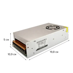 Блок живлення 250W-IP20 TR-250-12 20A 12V OEM
