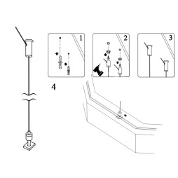 Світильник світлодіодний підвісний, стельовий "Шестикутник" 220V 108W 13000Lm 3500k 500*6 драйвер ззовні LEDUA
