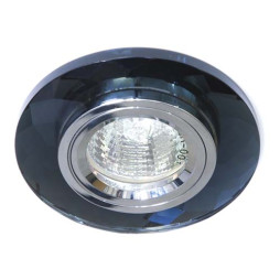 Встраиваемый светильник Feron 8050-2 под лампу серое серебро