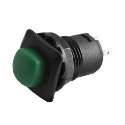 Кнопка квадрат зелена OFF-(ON)/DS-225 LEDUA