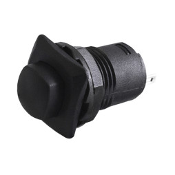 Кнопка квадрат чорна OFF-(ON)/DS-225 LEDUA