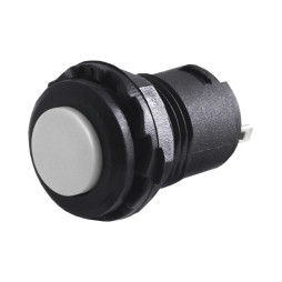 Кнопка кругла біла з фіксатором ON-OFF/DS-228 LEDUA